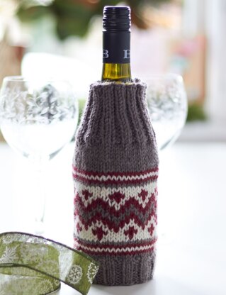 Woolly Wine Cozy in Patons Classic Wool Worsted