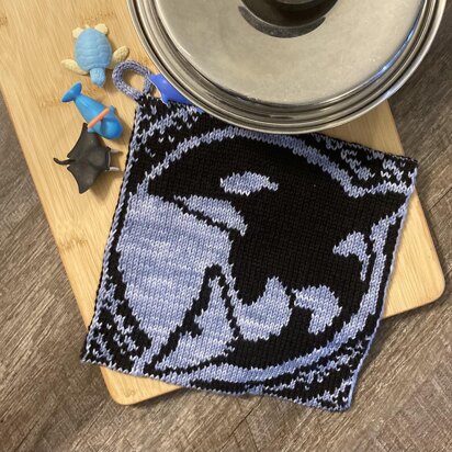 Sea Orca Potholder