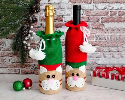 330 Cat and Rabbit Bottle cover