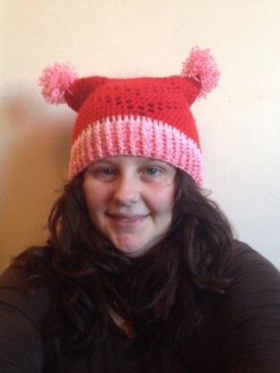 Very Valentine's Hat 3 Years to Adult Large