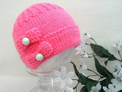 Knitting PATTERN Baby Shoes Baby Hat Pompom