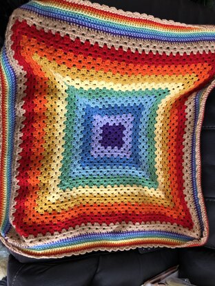 Over the rainbow blanket