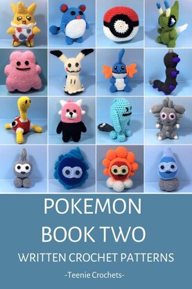 16 Pokemon Crochet Patterns - Book Two