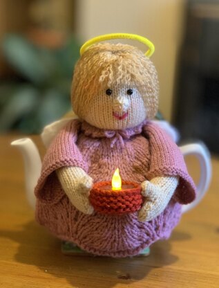 Angel with Candle Tea Cosy