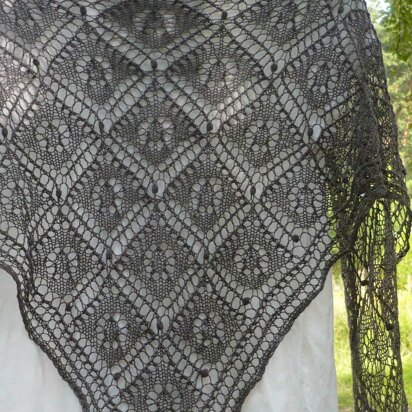 Samarama shawl - knitting pattern