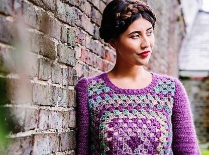 Margaret Granny Square Pullover