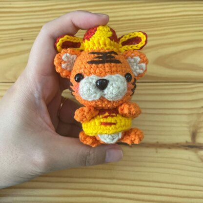 Lucky Tiger amigurumi