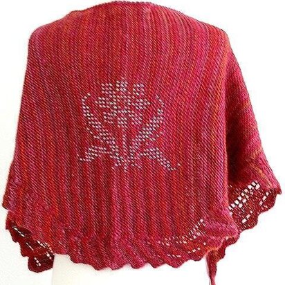K659- Sunset Shawl - knitting pattern