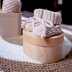 Baby booties "Wicker basket"