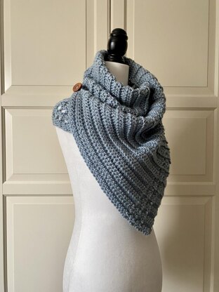 Beginners Cowl Scarf Pattern: Bussin-Beginners Cowl-Scarf