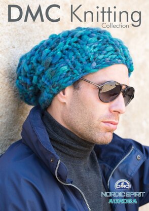 Slouchy Hat in DMC Nordic Spirit Aurora - 15185L/2