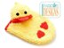 Quacky Easter Ducky Baby Hat and Cocoon Set