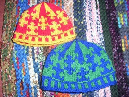 Puzzle kids beanie