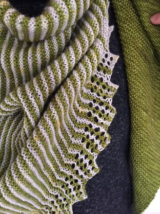 Promise of Spring shawl