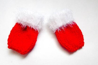 Santa Baby Booties and Mittens