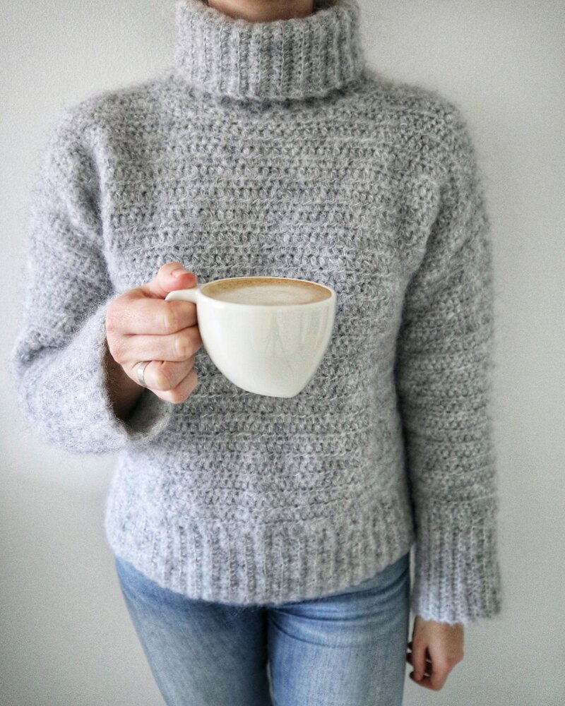 Mohair Dreams Jumper Crochet pattern by coffeeandcrocheting