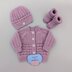 Edith Newborn Baby knitting pattern 16 inch chest