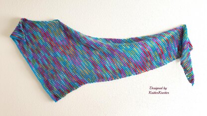 Turquoise Fiesta Shawl