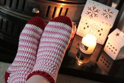 Candy Stripe Stocking and Twinkle Toe Socks