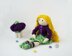 Doll Janet (Beads jointed ) knitted flat