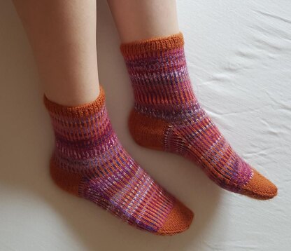 Spicy Pumpkin Socks