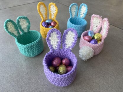 Crochet Easter Bunny Egg Cup