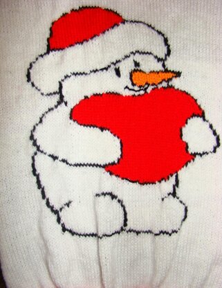 Xmas Snowman Jumper #