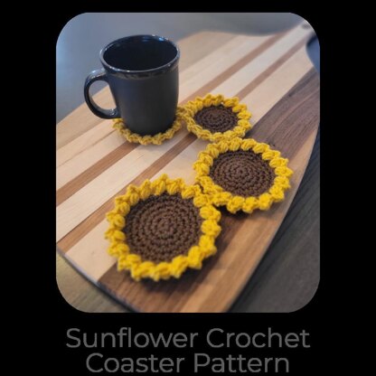 Sunflower Coaster Set