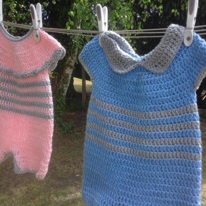 Crochet Romper 0-3m