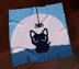 Black Cat & Spider Blanket Halloween Throw C2C CROCHET PATTERN Baby Kitten Afghan