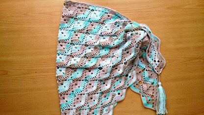Waves shawl