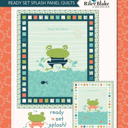 Riley Blake Ready Set Splash Panel Quilts - Downloadable PDF