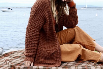 Campsite Waffle Cardigan