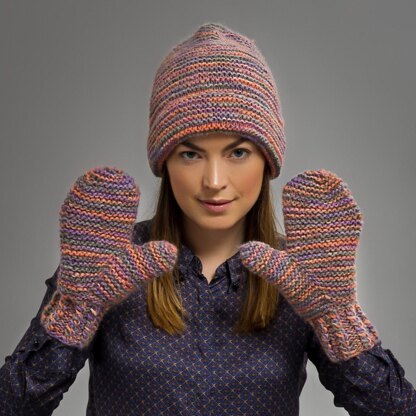 Adele Fusion Coral Mittens