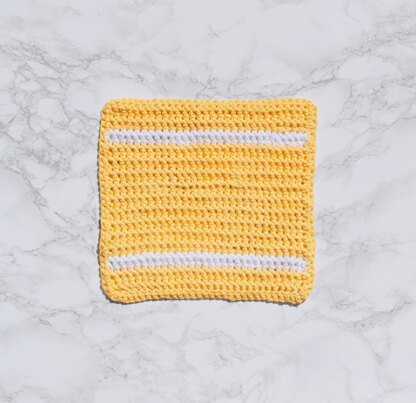 Farmhouse Paired Single Crochet Dishcloth