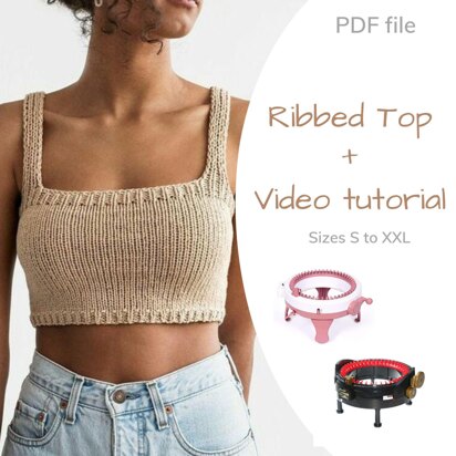 Ribbing Crop top sentro