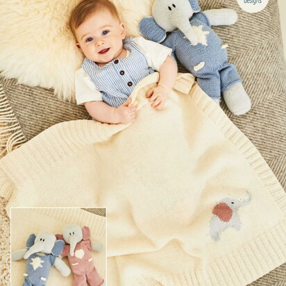 Blanket & Toys in Stylecraft Double Knitting - 9854 - Downloadable PDF