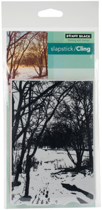 Penny Black Cling Stamps - Wintry Trail