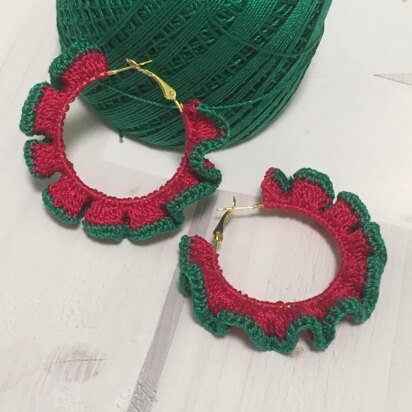 100. Watermelon earrings