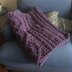 Chunky Celtic Cable Saxon Braid Blanket