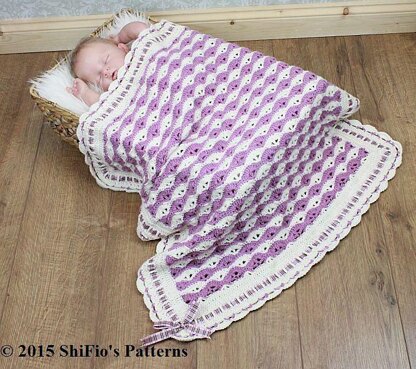 Highland Heather Blanket Crochet Pattern #304