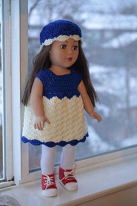 18" Doll Baby Tay Dress