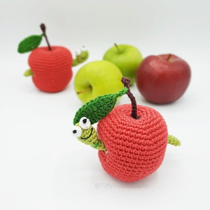 Caterpillar inside Apple