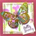 Artdeco Creations Couture Creations Steampunk Dreams Chipboard 4/Pkg - Steampunk Butterfly