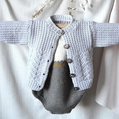 Corliss Cardigan and Romper - P163+ P162