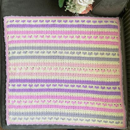 Braided Hearts Blanket