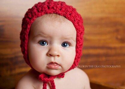 Puff Stitch Baby Bonnet