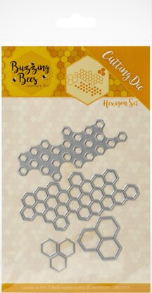 Find It Trading Jeanine's Art Die - Hexagon Set, Buzzing Bees