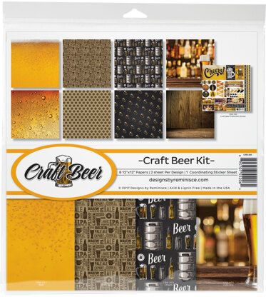 Reminisce Collection Kit 12"X12" - Craft Beer