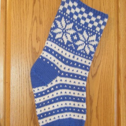 Crystalline Frost Stocking